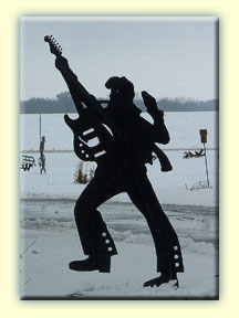 Elvis Presley Metal Sculpture