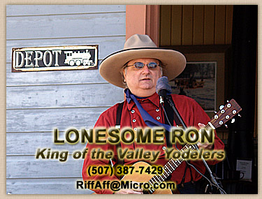 Photo by Tim Madsen 5-26-08 Lonesome Ron - Singing Cowboy, Western Music Singer - Minnesota Yodeler