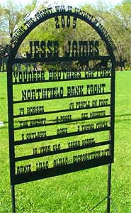 Jesse James Theme Park welcome sign
